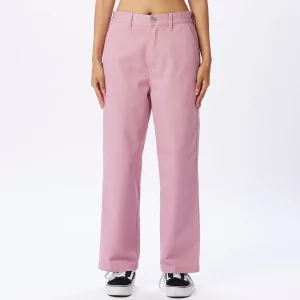 OBEY W BRIGHTON CARPENTER PANT Vintage pink