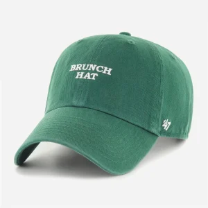 47 - Icon Phrase Base Runner Clean Up Cap - Dark Green