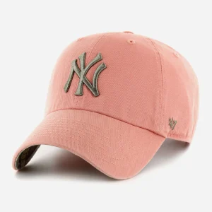 47 - MLB New York Dodgers Balpark Camo Clean Up Cap - Sedona Pink