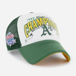 47 - MLB OAKLAND ATHLETICS FOAM CHAMP OFFSIDE CAP - Dark Green