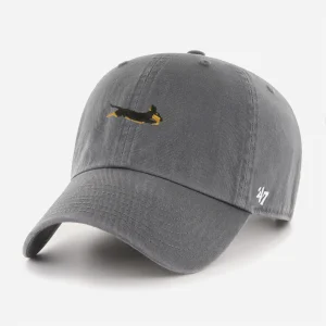 47 - Icon Dog Base Runner Clean Up Cap - Charcoal