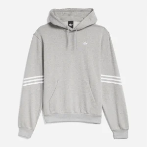 Adidas - Classic Hoodie - Medium Grey Heather / White