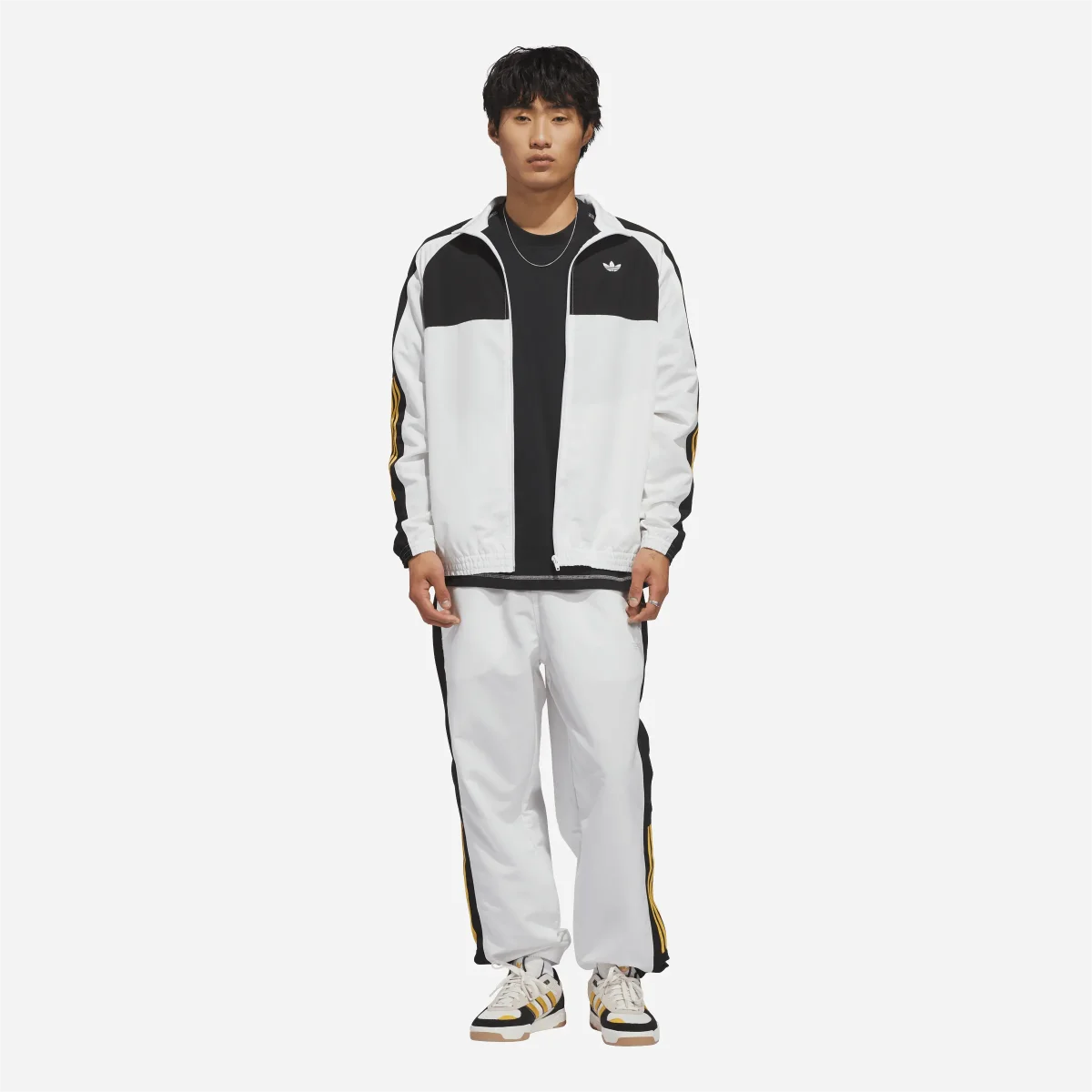 Adidas - Gatsele Track Jacket - Core White / White / Black – Image 7