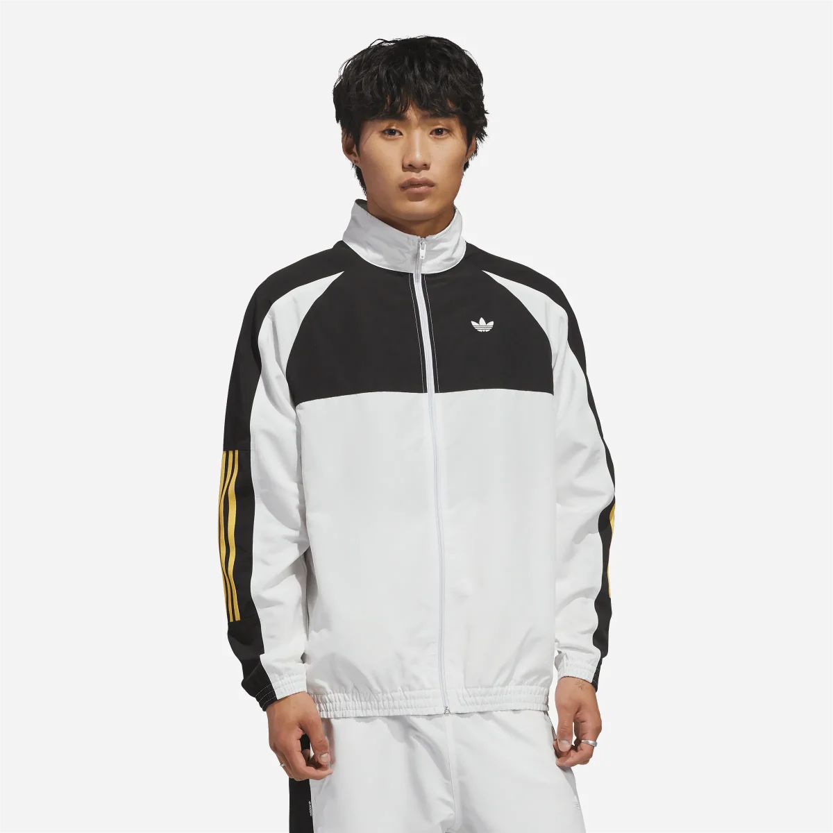 Adidas - Gatsele Track Jacket - Core White / White / Black – Image 6