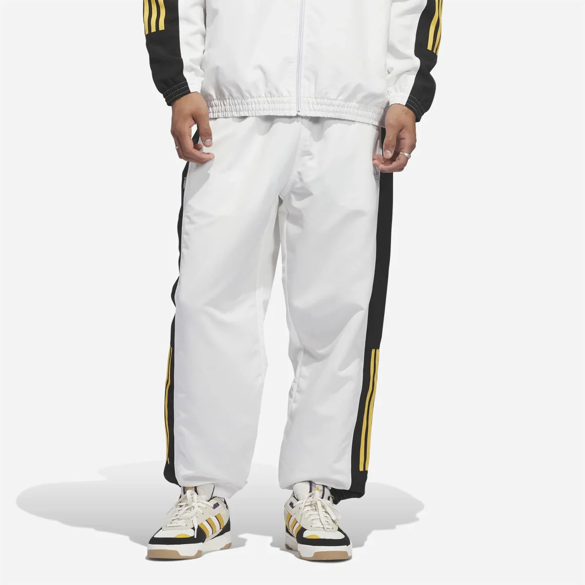 Adidas - Gatsele Track Pant - Core White / White / Black – Image 3