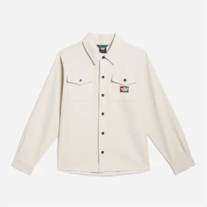 Adidas Skateboarding - Shmoofoil Corduroy Button Up Shirt - Alumina / Shadow Red