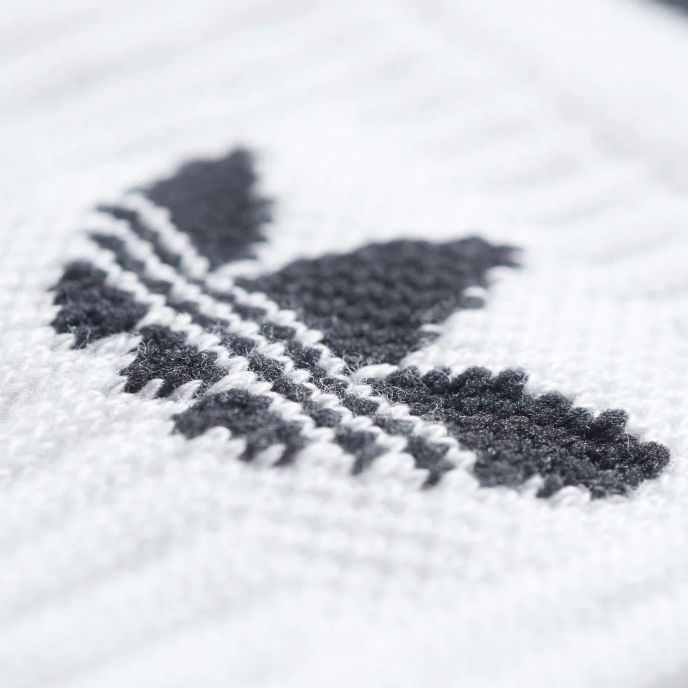 ADIDAS SKATEBOARDING - SOLID CREW SOCKS - White / Black – Image 3