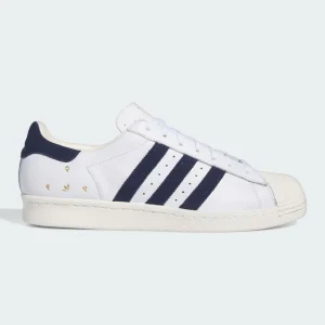 ADIDAS SKATEBOARDING x POP TRADING CO - SUPERSTAR ADV TRAINERS - Cloud White - Collegiate Navy -