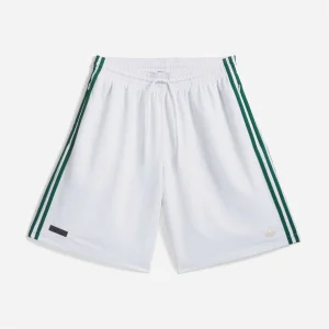 Adidas Skateboarding - Tyshawn B Short - White / Matte Gold / Collegiate Green