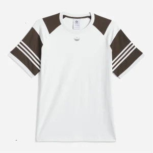 Adidas Skateboarding - Tyshawn Tee - Crystal White / Dark Brown