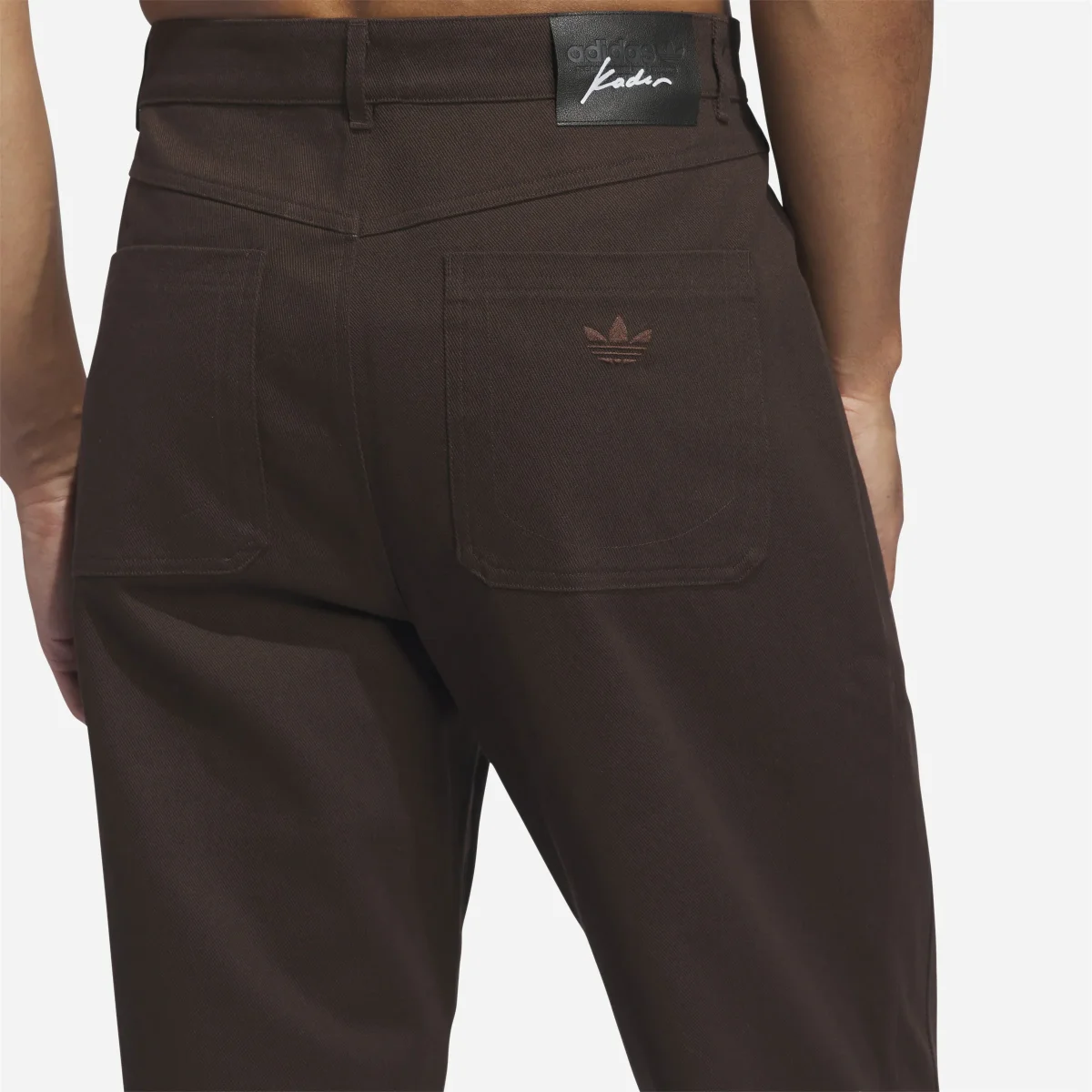Adidas Skateboarding - Kader Pant - Dark Brown – Image 3