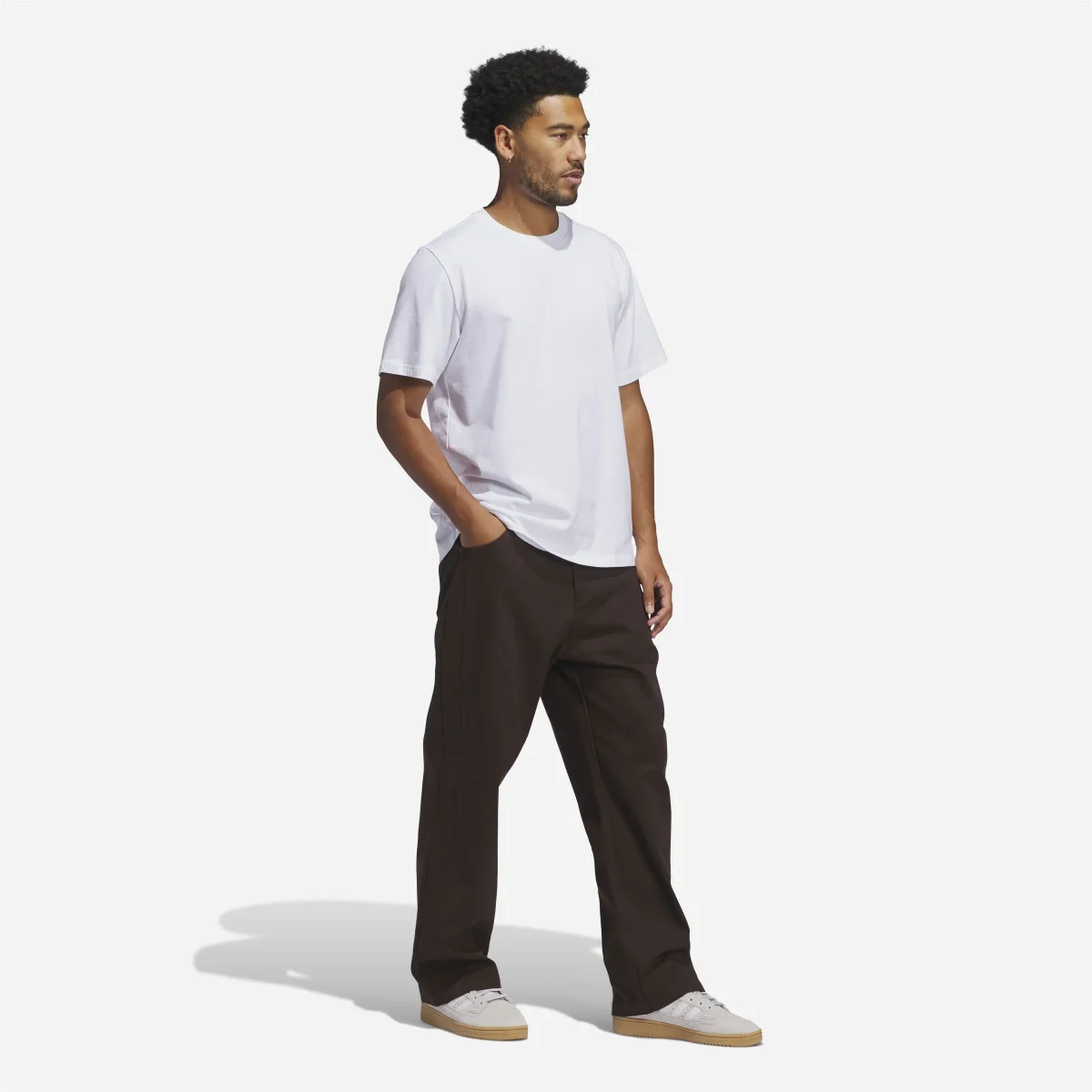 Adidas Skateboarding - Kader Pant - Dark Brown – Image 7
