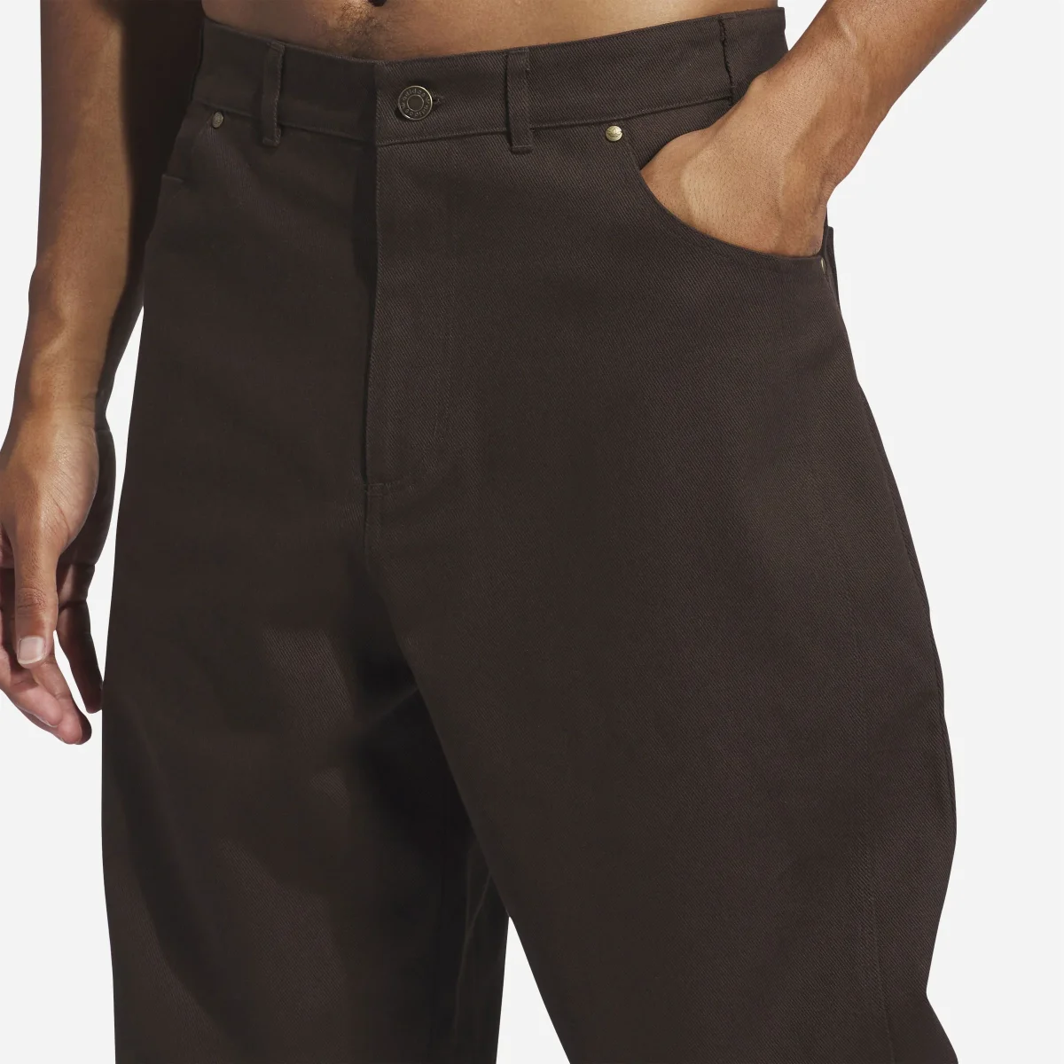 Adidas Skateboarding - Kader Pant - Dark Brown – Image 8