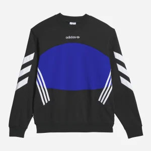 Adidas Skateboarding - Premiere Sweater - Black / Royal Blue / White