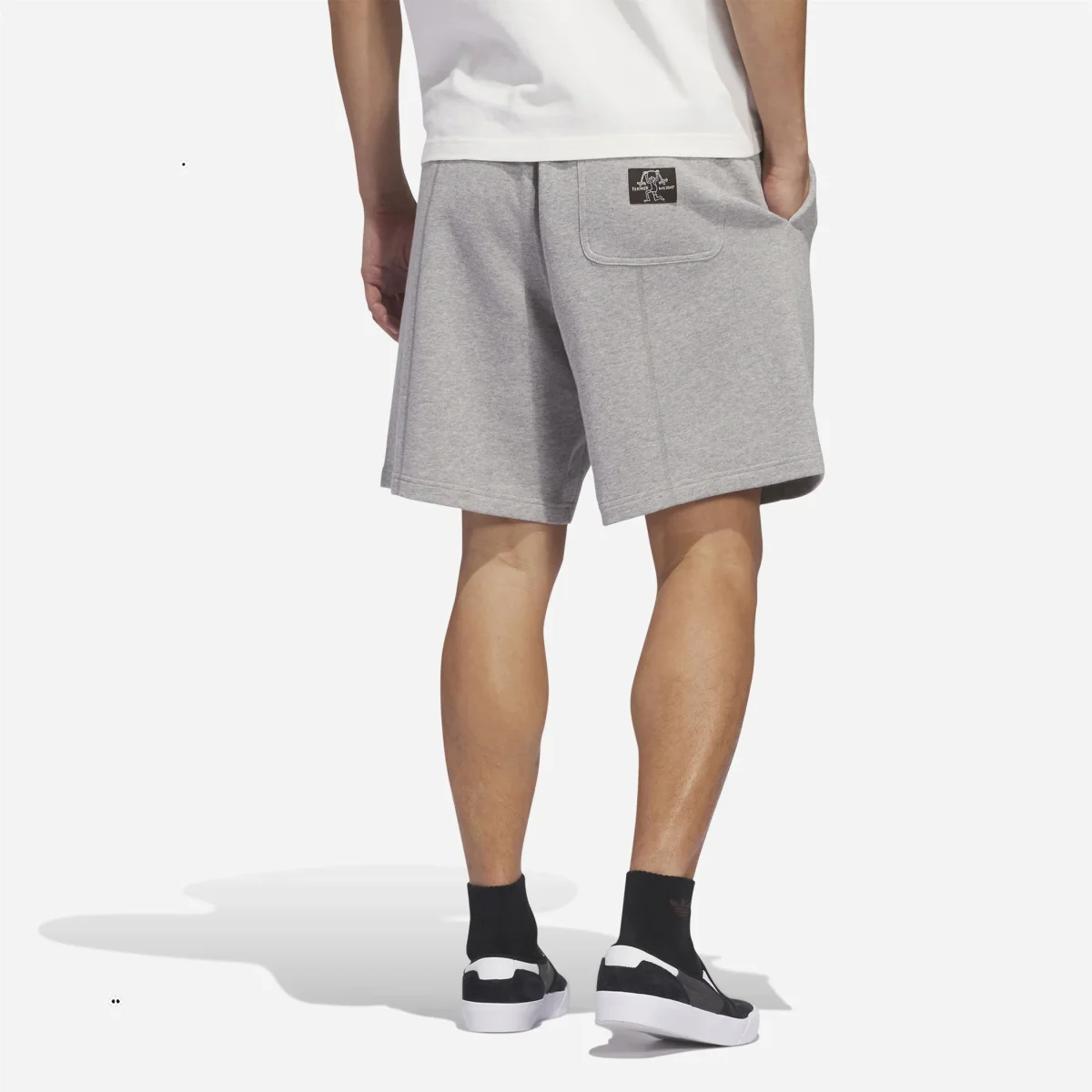 Adidas Skateboarding - Shmoofoil Featherweight Short - Medium Grey Heather – Image 4