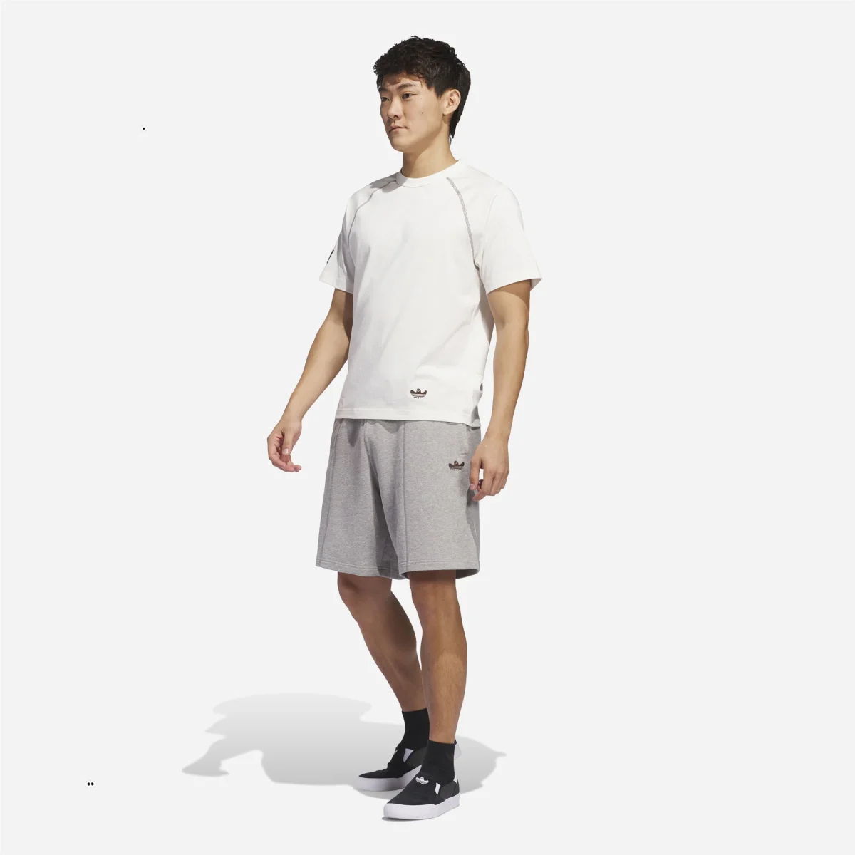 Adidas Skateboarding - Shmoofoil Featherweight Short - Medium Grey Heather – Image 7
