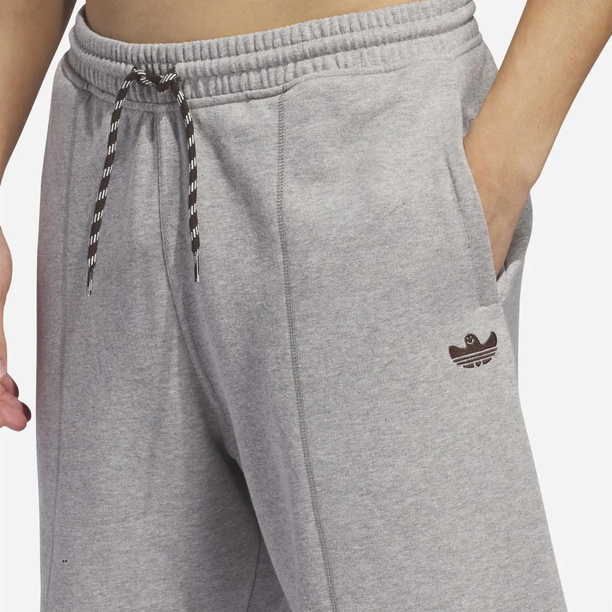 Adidas Skateboarding - Shmoofoil Featherweight Short - Medium Grey Heather – Image 8