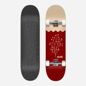 Aloiki - Red Leaf Complete Skateboards