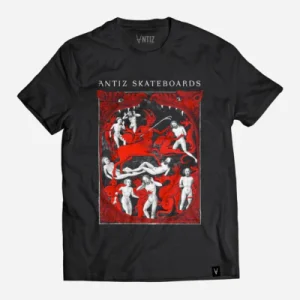 ANTIZ SKATEBOARDS - HADES II TEE - Black
