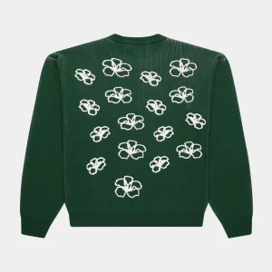 Arbor Antwerp - Ribbed Flower Knit - Green