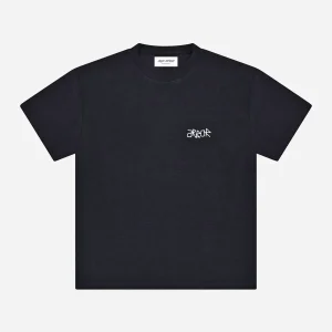 Arbor Antwerp Short Sleeve Waffle T-shirt Black - Ultra-Heavy