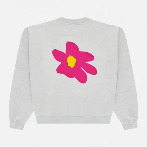 Arbor Antwerp Violet Pink Crewneck - Grey