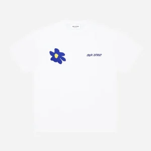 Arbor Antwerp Violet Blue Tshirt White - Heavyweight