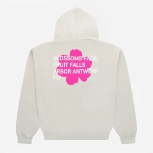 Arbor Antwerp - Pink Blossoms Hoodie - Beige