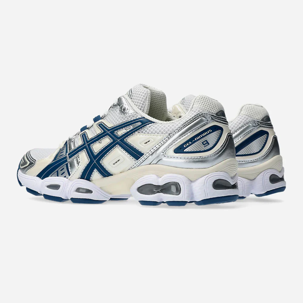 ASICS - GEL-NIMBUS 9 - White - Light Indigo – Image 4