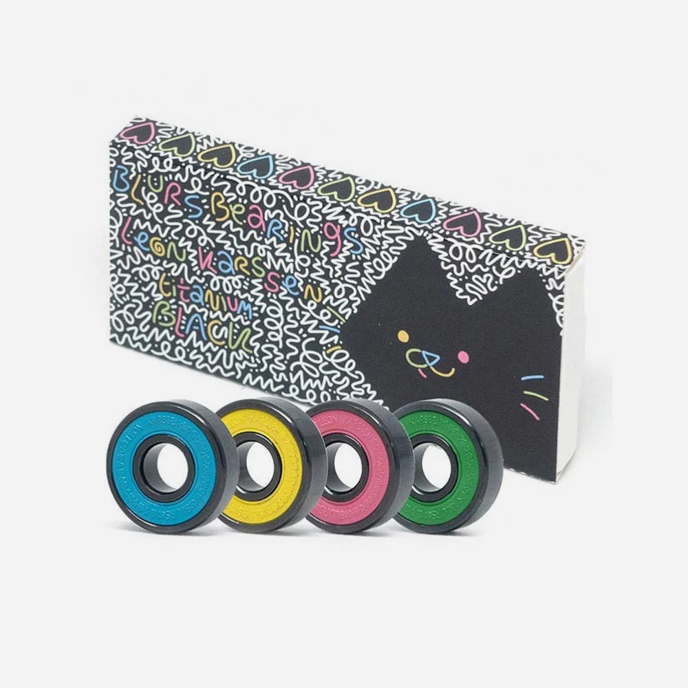 Blurs Bearings x Leon Karssen - Titanium - Black – Image 2