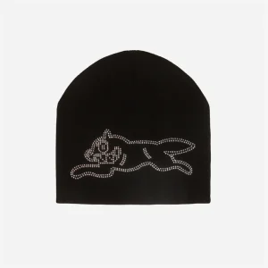 Bronze 56K x Ice Cream - Rhinestone Beanie - Black