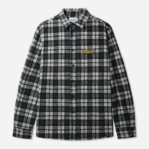 Butter Goods - Caterpillar Flannel Shirt - Navy Forest