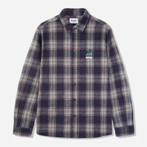 BUTTER GOODS - CHERRY FLANNEL SHIRT - Navy