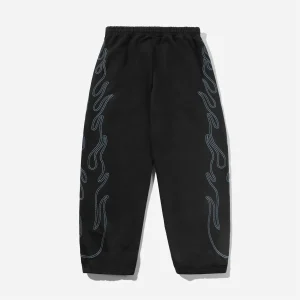 Pantalon Jogging Butter Goods - Flame Fleece Pants Black