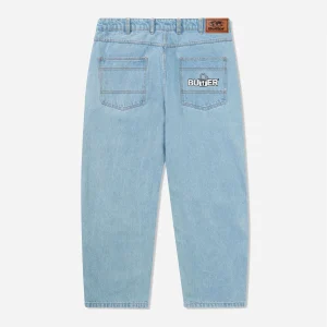 Butter Goods - Lock Baggy Denim Jeans - Light Indigo