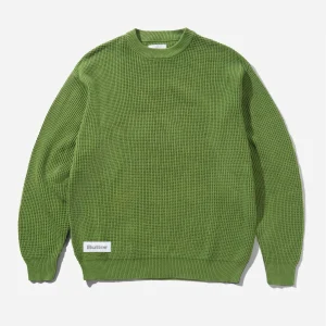 Butter Goods - Newcomer Reversible Knit Sweater - Grass