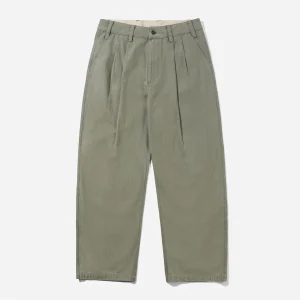 Butter Goods  - Pleated Trousers - Washed Fatigue