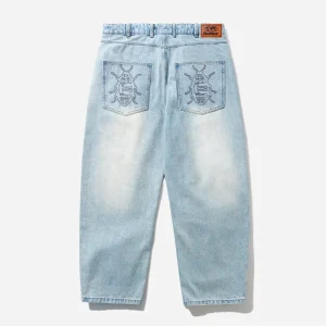Butter Goods - Roach Denim Jeans (BAGGY) - Distressed Indigo