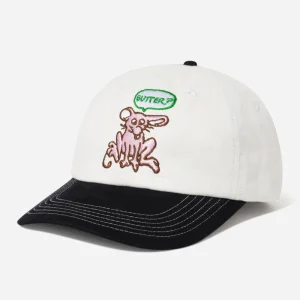 Butter Goods - Rodent 6 Panel Cap - White / Black