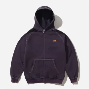 Butter Goods - Sketch Zip-Thru Hood - Eggplant