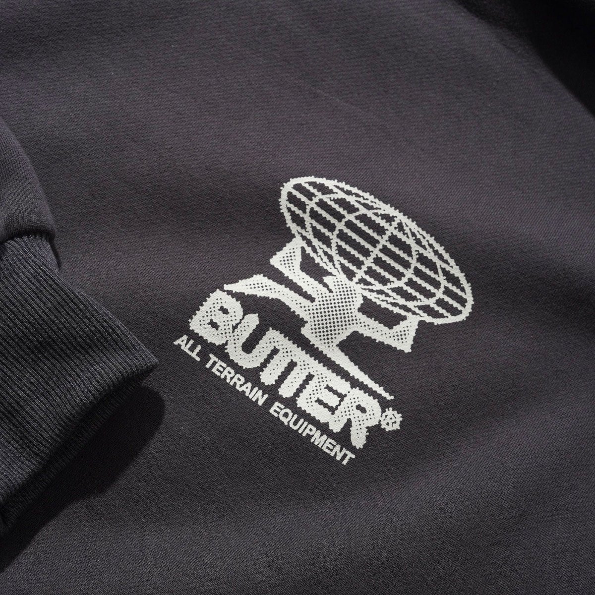 Butter Goods - Terrain Pullover Hood - Washed Black – Image 4