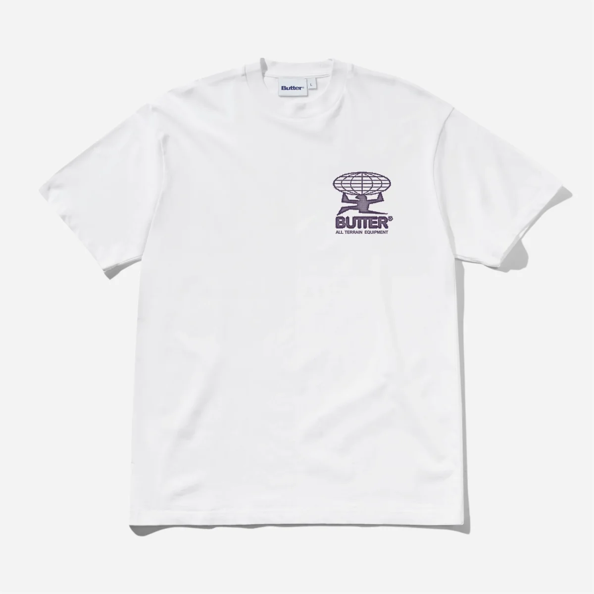 Butter Goods - Terrain Tee - White Purple – Image 3