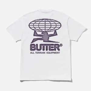 Butter Goods - Terrain Tee - White Purple