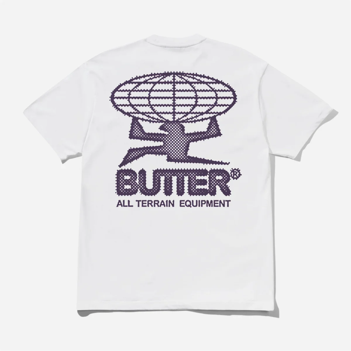 Butter Goods - Terrain Tee - White Purple