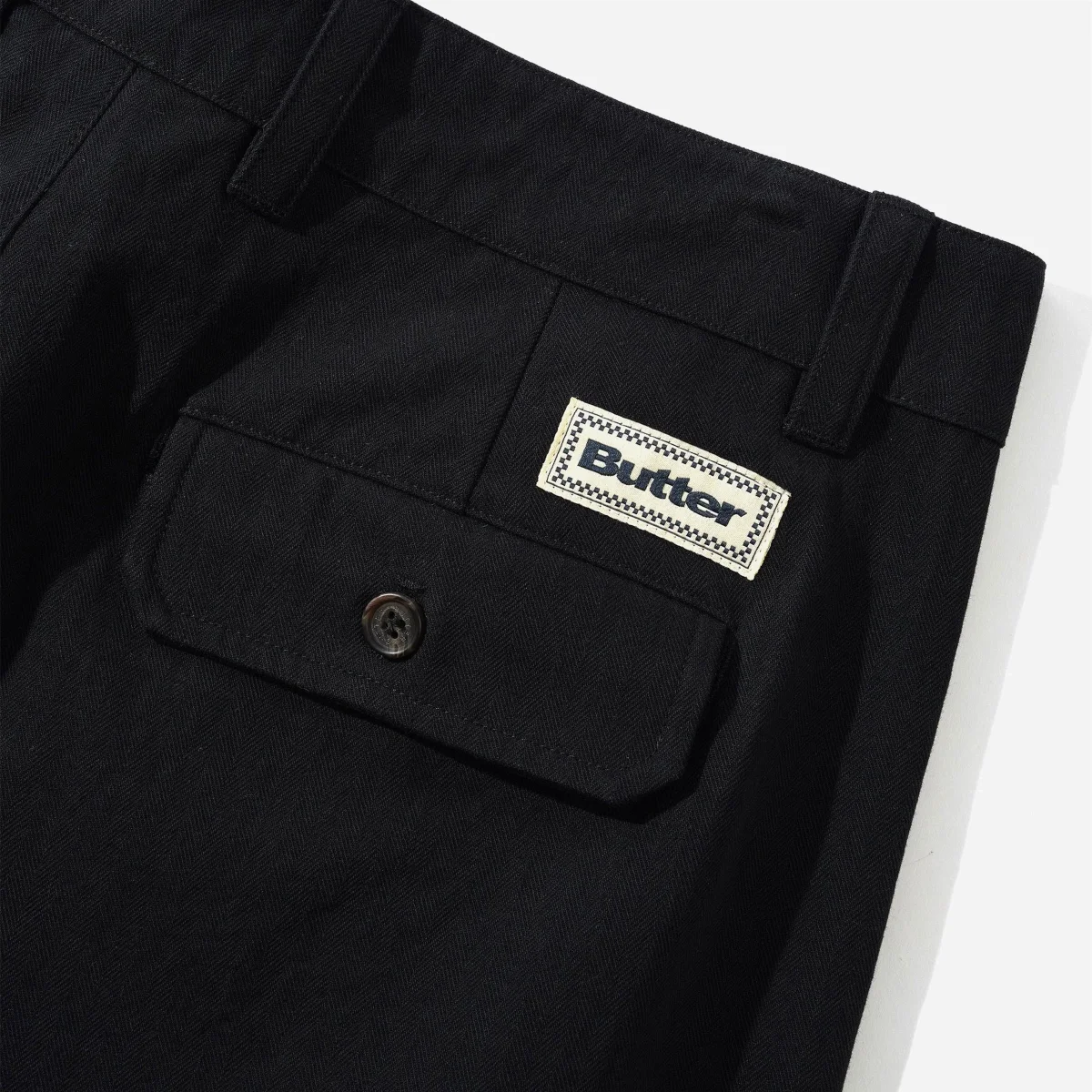Butter Goods - Pleated Trousers - Black – Image 3