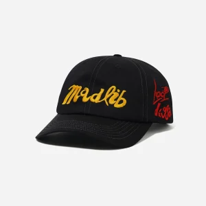 Butter Goods x Madlib - Alias 6 Panel Cap - Black