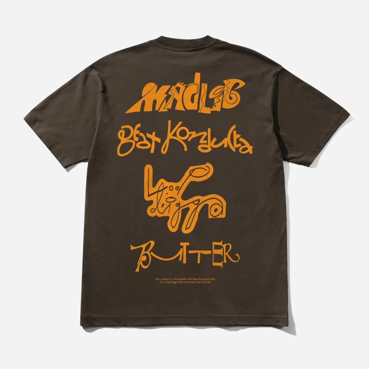 Butter Goods x Madlib - Alias Tee - Brown – Image 3