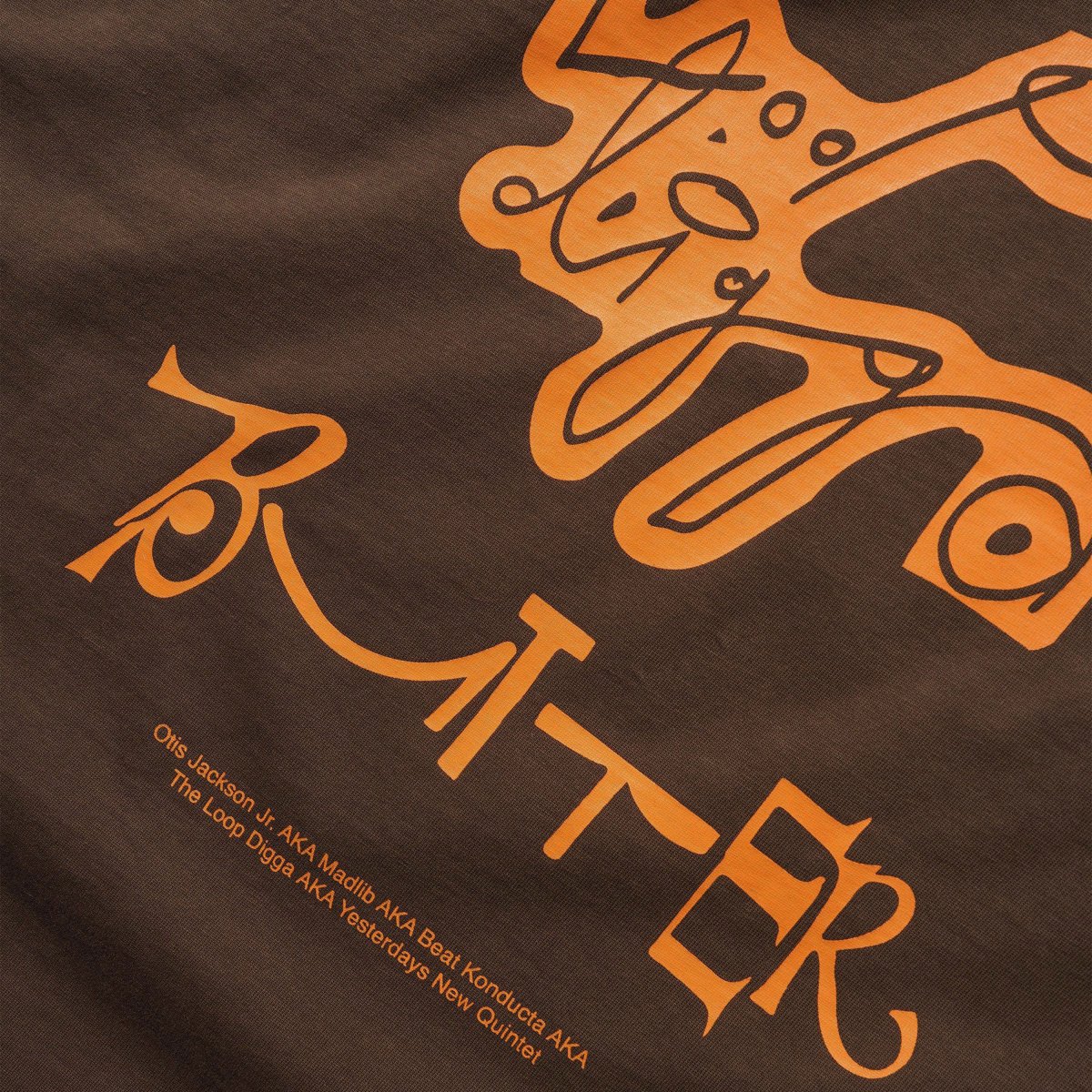 Butter Goods x Madlib - Alias Tee - Brown – Image 6