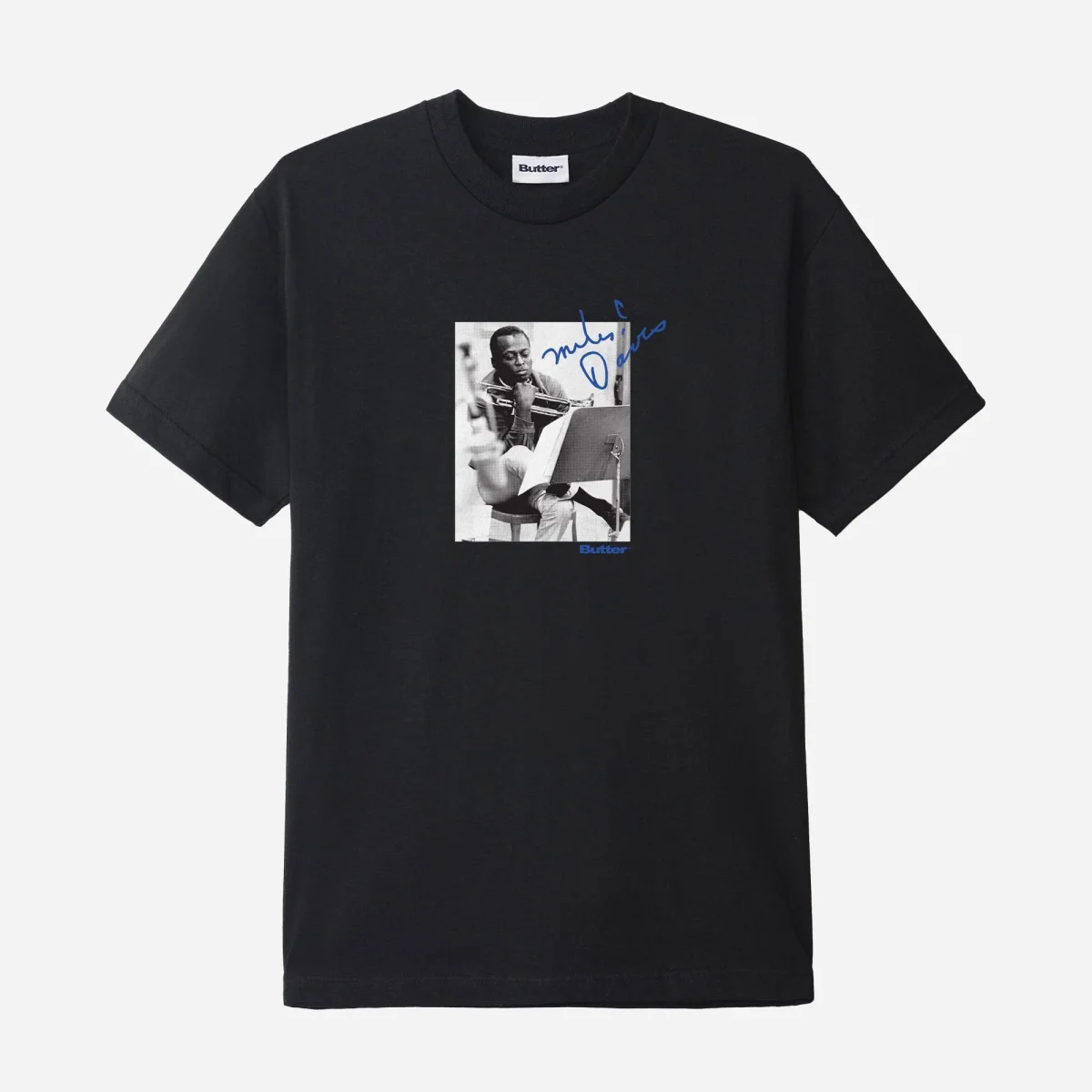 Butter Goods x Miles Davis - Kind Of Blue Tee - Black