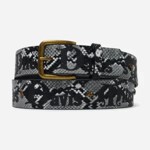 Butter Goods x Miles Davis - Miles Studded Belt - Snakeskin